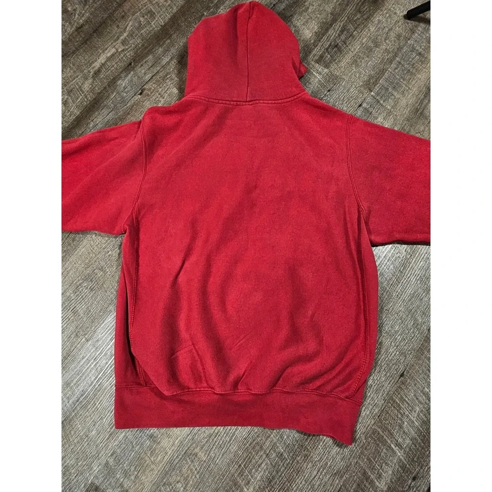 MV Sport Pro-Weave Alabama Crimson Tide Hoodie Red Sweatshirt Mens Medium - Picture 8 of 8